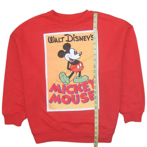 Womens UK Size S Primark Red Pullover Sweatshirt