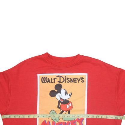 Womens UK Size S Primark Red Pullover Sweatshirt
