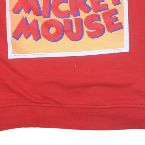 Womens UK Size S Primark Red Pullover Sweatshirt