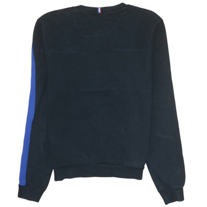 Mens UK Size M Le Coq Sportif Black Pullover Sweatshirt