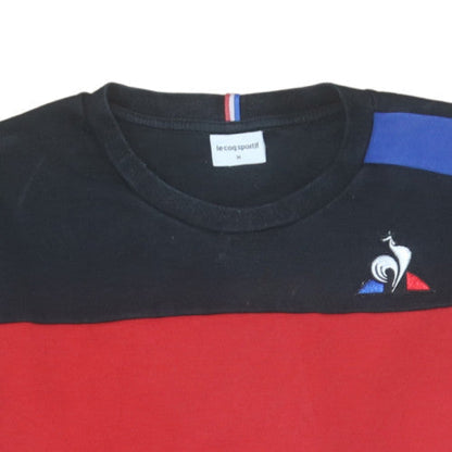 Mens UK Size M Le Coq Sportif Black Pullover Sweatshirt
