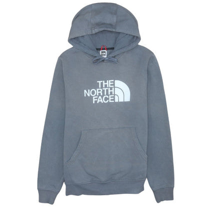 Mens UK Size M The North Face Grey Pullover Hoodie