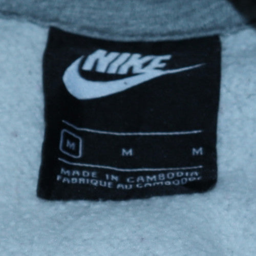 Womens UK Size M Nike Grey Pullover Hoodie