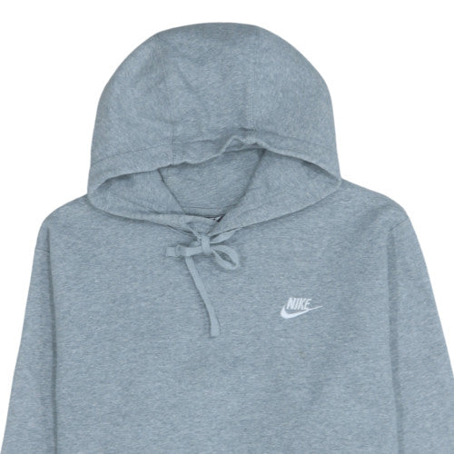 Womens UK Size M Nike Grey Pullover Hoodie