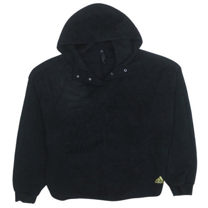 Womens UK Size M Adidas Black Pullover Hoodie