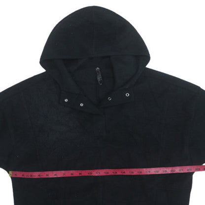 Womens UK Size M Adidas Black Pullover Hoodie