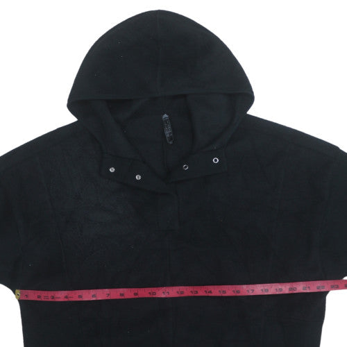 Womens UK Size M Adidas Black Pullover Hoodie