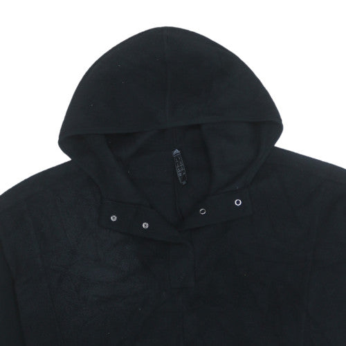 Womens UK Size M Adidas Black Pullover Hoodie