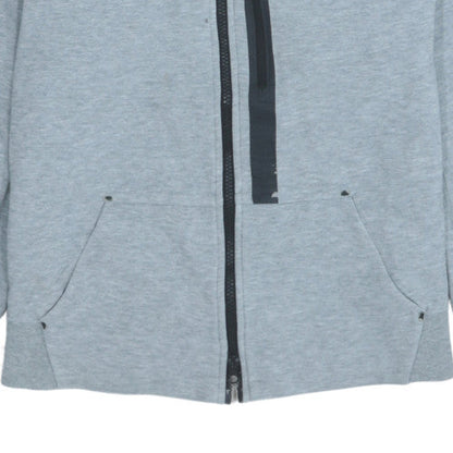 Nike Boys Grey Full Zip Hoodie XL 13-15 Years Fleece Hooded Sweatshirt