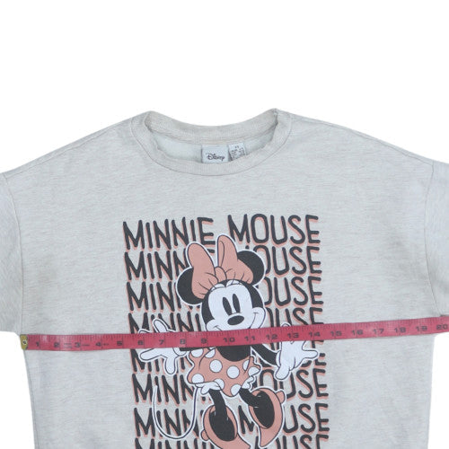 Womens UK Size XS Disney Grey Pullover Sweatshirt
