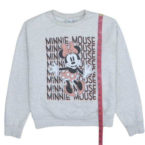 Womens UK Size XS Disney Grey Pullover Sweatshirt