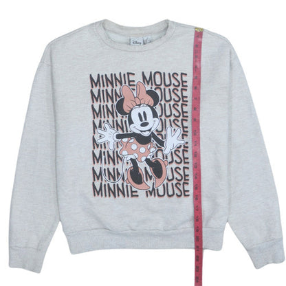 Womens UK Size XS Disney Grey Pullover Sweatshirt