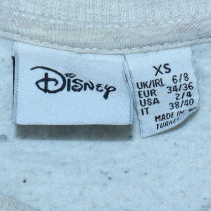 Womens UK Size XS Disney Grey Pullover Sweatshirt