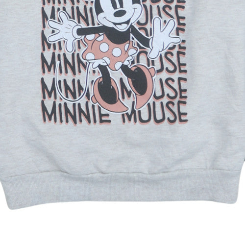 Womens UK Size XS Disney Grey Pullover Sweatshirt
