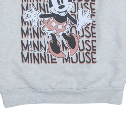 Womens UK Size XS Disney Grey Pullover Sweatshirt