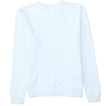Womens UK Size M Tommy Jeans White Pullover Sweatshirt