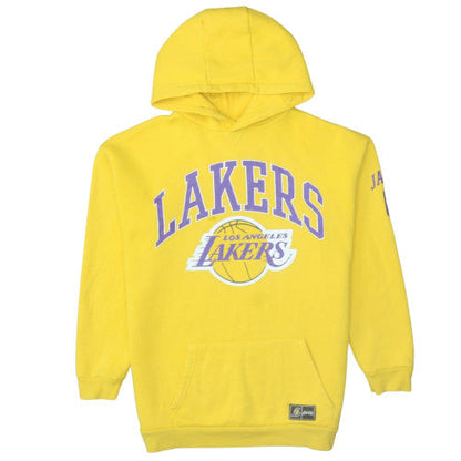NBA Boys Yellow Los Angeles Lakers Pullover Hoodie 13-14 Years