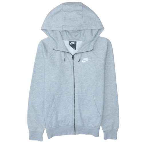 Mens UK Size S Nike Grey Full Zip Hoodie