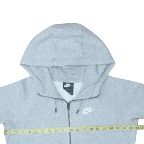 Mens UK Size S Nike Grey Full Zip Hoodie
