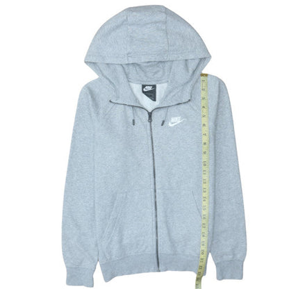 Mens UK Size S Nike Grey Full Zip Hoodie