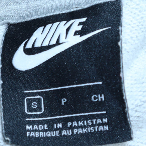 Mens UK Size S Nike Grey Full Zip Hoodie