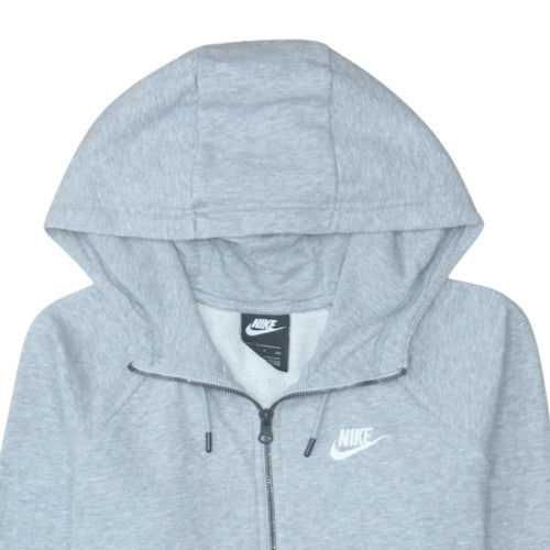 Mens UK Size S Nike Grey Full Zip Hoodie
