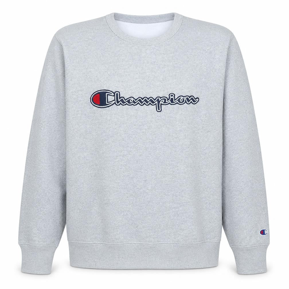 Mens UK Size XL Champion Grey Pullover Sweatshirt