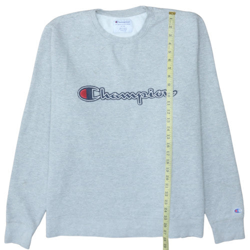 Mens UK Size XL Champion Grey Pullover Sweatshirt