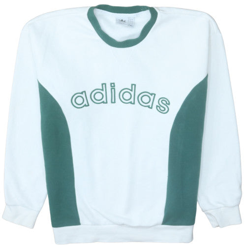 Womens UK Size 8 adidas White Pullover Sweatshirt