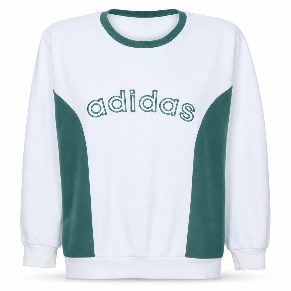 Womens UK Size 8 adidas White Pullover Sweatshirt