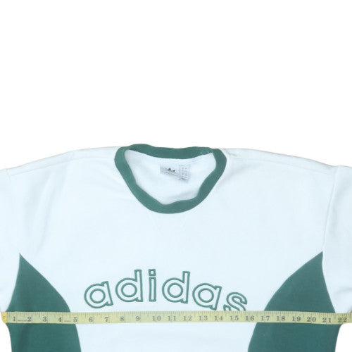 Womens UK Size 8 adidas White Pullover Sweatshirt