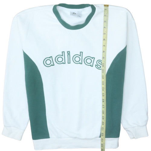 Womens UK Size 8 adidas White Pullover Sweatshirt