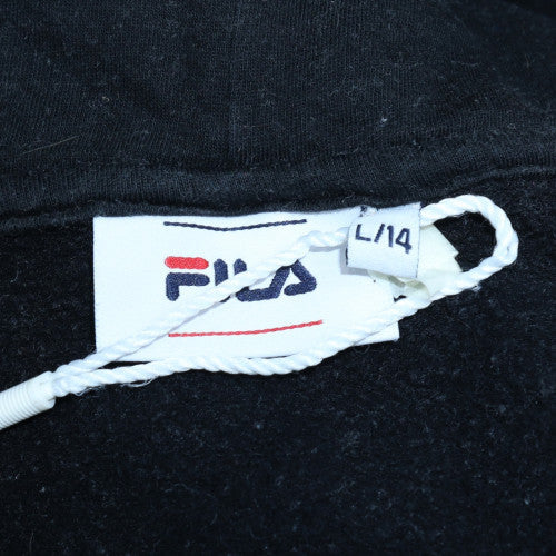 Womens UK Size L Fila Beige Pullover Hoodie
