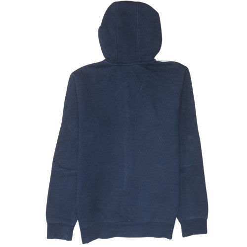 Adidas Boys Navy Full Zip Hoodie 13-14 Years Classic Fleece Sweatshirt