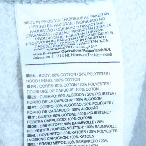 Mens UK Size M Nike Grey Pullover Hoodie