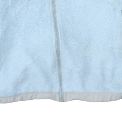 The North Face Women's Blue Fleece Full Zip Outdoor Jacket Size L