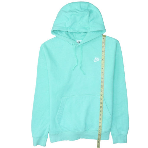 Womens UK Size M Nike Green Pullover Hoodie