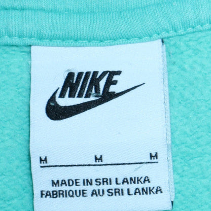 Womens UK Size M Nike Green Pullover Hoodie