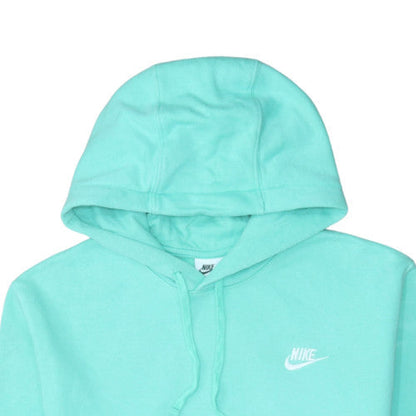 Womens UK Size M Nike Green Pullover Hoodie