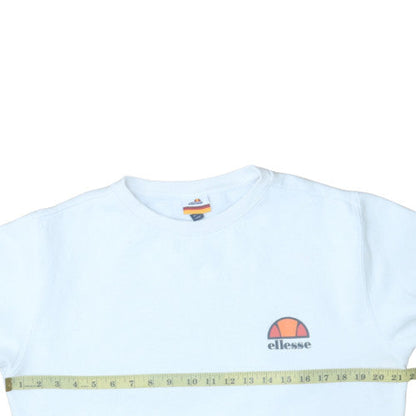 Womens UK Size 12 Ellesse White Pullover Sweatshirt