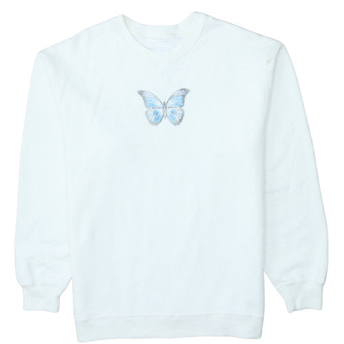 Womens UK Size XS Hollister White Pullover Sweatshirt