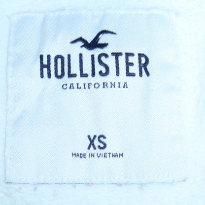 Womens UK Size XS Hollister White Pullover Sweatshirt