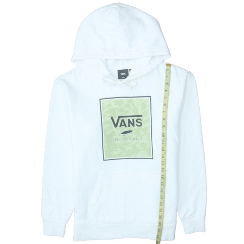 Mens UK Size S Vans White Pullover Hoodie