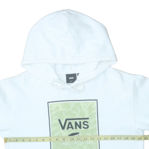 Mens UK Size S Vans White Pullover Hoodie