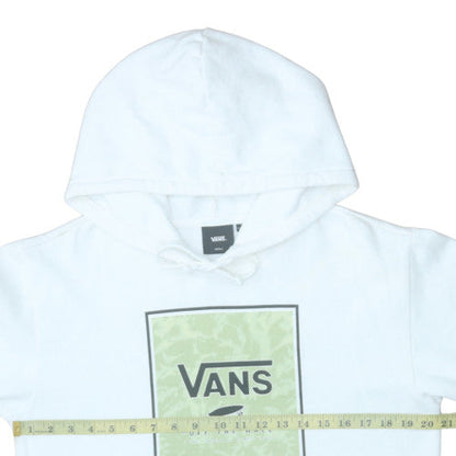 Mens UK Size S Vans White Pullover Hoodie