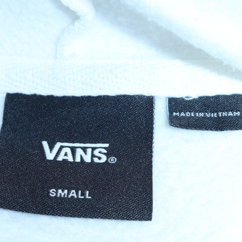 Mens UK Size S Vans White Pullover Hoodie