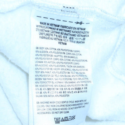 Mens UK Size S Vans White Pullover Hoodie