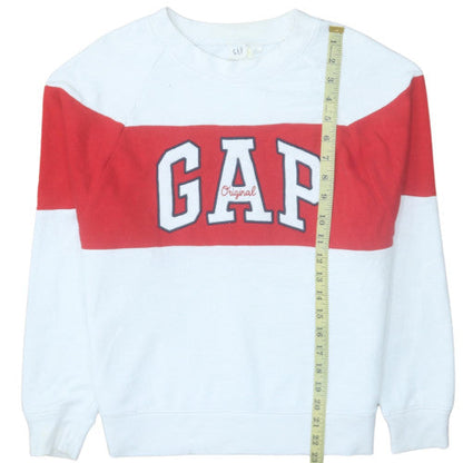Mens UK Size XS GAP White Pullover Sweatshirt