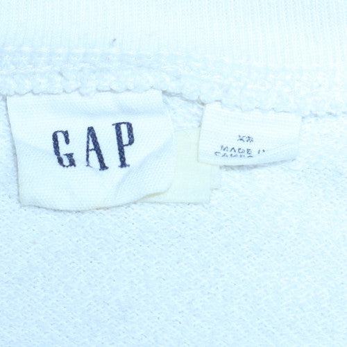Mens UK Size XS GAP White Pullover Sweatshirt