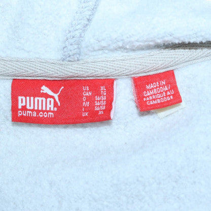 Mens UK Size XL Puma Grey Pullover Hoodie